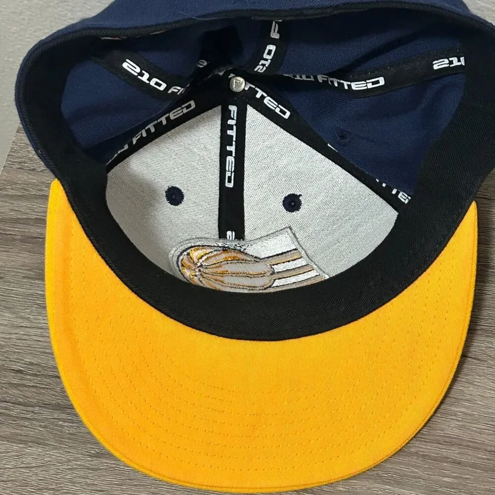 adidas Indiana Pacers 210 Fitted Unisex NBA Basketball Hat 7 1/4 - 7 5/8 Blue